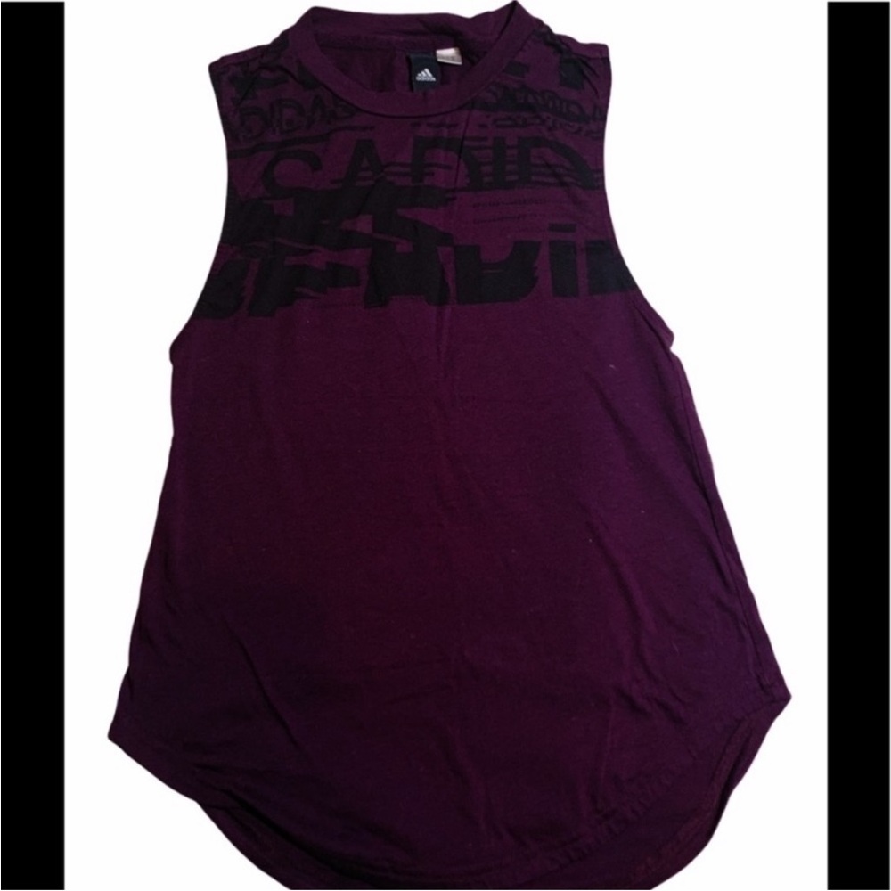 adidas Women's Dark Purple Tank Top